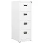 Aktenschrank aus weißem Stahl, 46 x 62 x 133 cm von vidaXL, Aktenschränke - Ref: Foro24-336278, Preis: 267,93 €, Rabatt: %