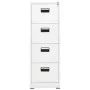 Aktenschrank aus weißem Stahl, 46 x 62 x 133 cm von vidaXL, Aktenschränke - Ref: Foro24-336278, Preis: 267,93 €, Rabatt: %