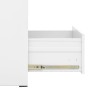 Aktenschrank aus weißem Stahl, 46 x 62 x 133 cm von vidaXL, Aktenschränke - Ref: Foro24-336278, Preis: 254,22 €, Rabatt: %