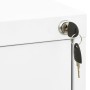 Aktenschrank aus weißem Stahl, 46 x 62 x 133 cm von vidaXL, Aktenschränke - Ref: Foro24-336278, Preis: 254,22 €, Rabatt: %