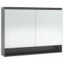 Bathroom cabinet with gray MDF mirror 80x15x60 cm by vidaXL, bathroom vanities - Ref: Foro24-331534, Price: 132,01 €, Discoun...
