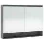 Bathroom cabinet with gray MDF mirror 80x15x60 cm by vidaXL, bathroom vanities - Ref: Foro24-331534, Price: 129,76 €, Discoun...