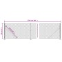 Drahtzaun mit grünem Flansch 0,8x25 m von vidaXL, Zaunpaneele - Ref: Foro24-153944, Preis: 87,41 €, Rabatt: %