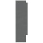 Bathroom cabinet with glossy gray MDF mirror 80x15x60 cm by vidaXL, bathroom vanities - Ref: Foro24-331533, Price: 118,66 €, ...