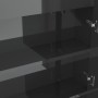 Bathroom cabinet with glossy gray MDF mirror 80x15x60 cm by vidaXL, bathroom vanities - Ref: Foro24-331533, Price: 118,66 €, ...