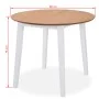 Essgruppe aus MDF und Kautschukholz, 5-teilig, weiß von vidaXL, Möbelsets für Küchen und Esszimmer - Ref: Foro24-274943, Prei...