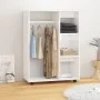 Schrank aus glänzend weißem Sperrholz, 80 x 40 x 110 cm von vidaXL, Kleiderschränke - Ref: Foro24-808519, Preis: 86,97 €, Rab...