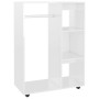 Schrank aus glänzend weißem Sperrholz, 80 x 40 x 110 cm von vidaXL, Kleiderschränke - Ref: Foro24-808519, Preis: 88,62 €, Rab...