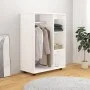 Schrank aus glänzend weißem Sperrholz, 80 x 40 x 110 cm von vidaXL, Kleiderschränke - Ref: Foro24-808519, Preis: 86,97 €, Rab...