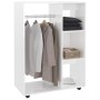 Schrank aus glänzend weißem Sperrholz, 80 x 40 x 110 cm von vidaXL, Kleiderschränke - Ref: Foro24-808519, Preis: 88,62 €, Rab...