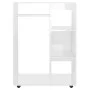 Schrank aus glänzend weißem Sperrholz, 80 x 40 x 110 cm von vidaXL, Kleiderschränke - Ref: Foro24-808519, Preis: 86,97 €, Rab...