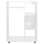 Schrank aus glänzend weißem Sperrholz, 80 x 40 x 110 cm von vidaXL, Kleiderschränke - Ref: Foro24-808519, Preis: 88,62 €, Rab...
