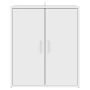 White engineered wood shoe cabinet 60x35x70 cm by vidaXL, Shoe racks and shoe organizers - Ref: Foro24-808918, Price: 79,55 €...