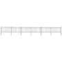 Garden fence with black steel hoop tips 10.2x1 m by vidaXL, fence panels - Ref: Foro24-277661, Price: 329,60 €, Discount: %