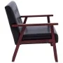 2-teilige Sofagarnitur aus schwarzem Kunstleder von vidaXL, Sofas - Ref: Foro24-278396, Preis: 398,44 €, Rabatt: %