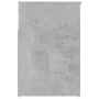 Banco zapatero madera de ingeniería gris hormigón 80x30x45 cm de vidaXL, Zapateros y organizadores de calzado - Ref: Foro24-8...