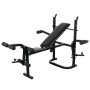 Weight bench with weight support, weights and dumbbells 60.5 kg by vidaXL, Weight lifting machines - Ref: Foro24-275363, Pric...