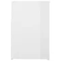 Banco zapatero madera contrachapada blanco brillante 80x30x45cm de vidaXL, Zapateros y organizadores de calzado - Ref: Foro24...