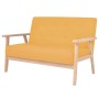 Gelbe 2-teilige Sofagarnitur aus Stoff von vidaXL, Sofas - Ref: Foro24-274916, Preis: 314,02 €, Rabatt: %