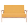 Gelbe 2-teilige Sofagarnitur aus Stoff von vidaXL, Sofas - Ref: Foro24-274916, Preis: 314,02 €, Rabatt: %