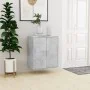Engineered wood shoe cabinet in concrete gray, 60x35x70 cm by vidaXL, Shoe racks and shoe organizers - Ref: Foro24-808922, Pr...