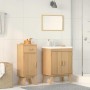 Conjunto de Muebles de Baño 2 pcs Marrón 114 x 43 x 73.5 cm