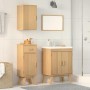 Conjunto de Muebles de Baño 3 pcs Marrón 114 x 43 x 73.5 cm