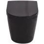Wand-WC mit verstecktem Spülkasten aus schwarzer Keramik von vidaXL, Badezimmer - Ref: Foro24-274670, Preis: 388,43 €, Rabatt: %