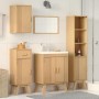 Conjunto de Muebles de Baño 4 pcs Marrón 114 x 43 x 73.5 cm
