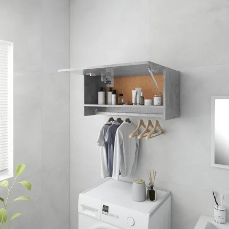 Betongrauer Sperrholzschrank 70x32,5x35 cm von vidaXL, Kleiderschränke - Ref: Foro24-808246, Preis: 38,60 €, Rabatt: %