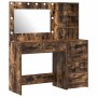 Mesa de tocador con cajón 2 pcs Marrón 78.5 x 41 x 135 cm