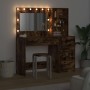 Mesa de tocador con cajón 2 pcs Marrón 78.5 x 41 x 135 cm