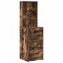 Mesa de tocador con cajón 2 pcs Marrón 78.5 x 41 x 135 cm