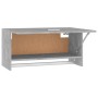 Armario de madera contrachapada gris hormigón 70x32,5x35 cm de vidaXL, Armarios roperos - Ref: Foro24-808246, Precio: 40,32 €...
