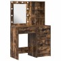 Mesa de tocador con cajón 2 pcs Marrón 50 x 41 x 135 cm
