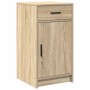 Mesa de tocador con cajón 2 pcs Marrón 40 x 41 x 75 cm