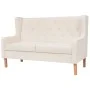 Set of 2-piece cream white fabric sofas by vidaXL, Sofas - Ref: Foro24-274928, Price: 576,63 €, Discount: %