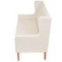 Set aus 2-teiligen Sofas cremeweißer Stoff von vidaXL, Sofas - Ref: Foro24-274928, Preis: 586,02 €, Rabatt: %