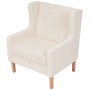Set aus 2-teiligen Sofas cremeweißer Stoff von vidaXL, Sofas - Ref: Foro24-274928, Preis: 586,02 €, Rabatt: %