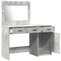 Mesa de tocador 2 pcs Gris 40 x 41 x 75 cm Madera contrachapada