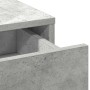 Mesa de tocador 2 pcs Gris 40 x 41 x 75 cm Madera contrachapada
