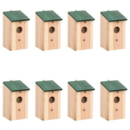 Vogelhaus 8 Einheiten Holz 12x12x22 cm von vidaXL, Vogelhäuser - Ref: Foro24-276006, Preis: 51,07 €, Rabatt: %