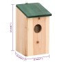 Vogelhaus 8 Einheiten Holz 12x12x22 cm von vidaXL, Vogelhäuser - Ref: Foro24-276006, Preis: 51,07 €, Rabatt: %