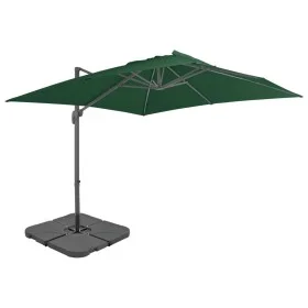 Garden umbrella with green portable base by vidaXL, Umbrellas - Ref: Foro24-276345, Price: 374,68 €, Discount: %