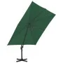 Garden umbrella with green portable base by vidaXL, Umbrellas - Ref: Foro24-276345, Price: 374,68 €, Discount: %