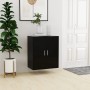 Black engineered wood shoe cabinet 60x35x70 cm by vidaXL, Shoe racks and shoe organizers - Ref: Foro24-808919, Price: 73,45 €...
