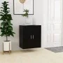 Black engineered wood shoe cabinet 60x35x70 cm by vidaXL, Shoe racks and shoe organizers - Ref: Foro24-808919, Price: 71,55 €...