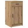 Mesa de tocador con cajón 2 pcs Marrón 40 x 41 x 75 cm