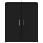 Black engineered wood shoe cabinet 60x35x70 cm by vidaXL, Shoe racks and shoe organizers - Ref: Foro24-808919, Price: 71,55 €...