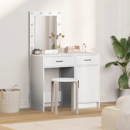Mesa de tocador con cajón 2 pcs 50 x 41 x 135 cm